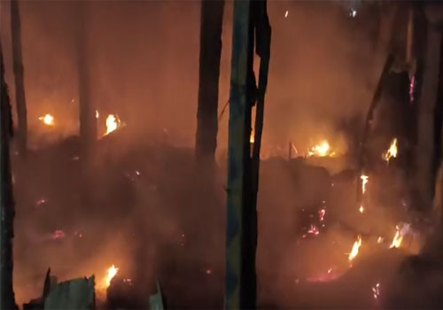 रामनगर के सिगड़ी ठुठी गाँव में लगी भीषण आग, लाखों की संपत्ति जलकर खाक