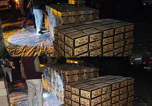 भगवानपुर पुलिस को मिली बड़ी सफलता, 3300 लीटर विदेशी शराब बरामद