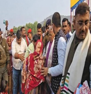 नीमचक बथानी में मांझी का भव्य कार्यकर्ता सम्मान समारोह