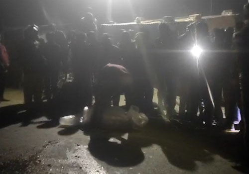 पिपरा थाना क्षेत्र के महेशपुर में NH 106 पर दर्दनाक हादसा