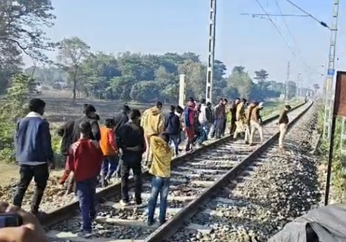 रघुपुर में 70 वर्षीय बुजुर्ग की इंटरसिटी एक्सप्रेस से मौत